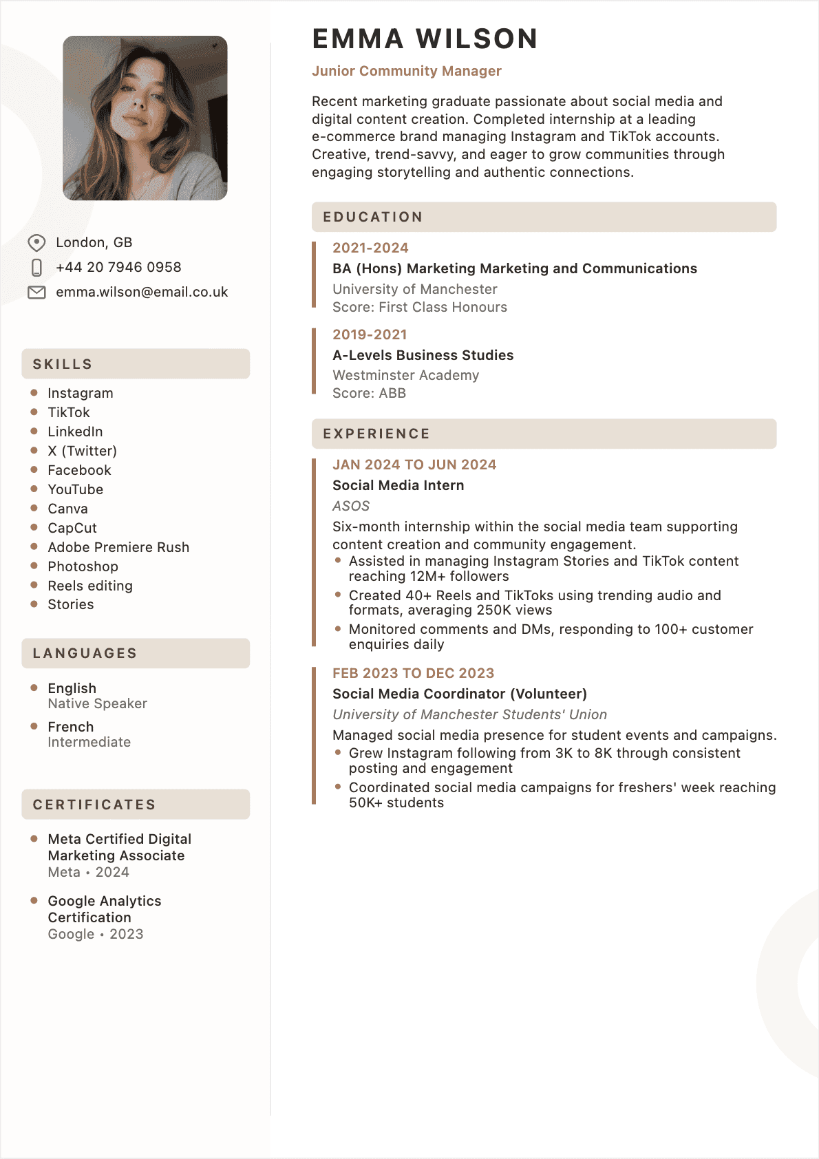 CV Community Manager (Beginner)