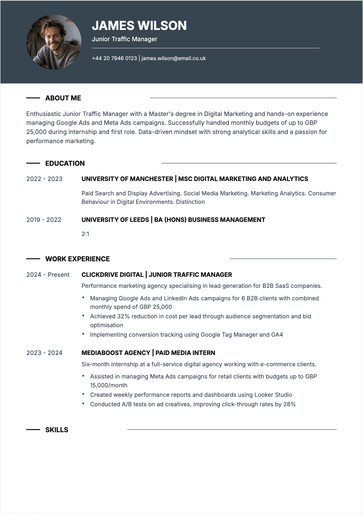 CV Traffic Manager Beginner