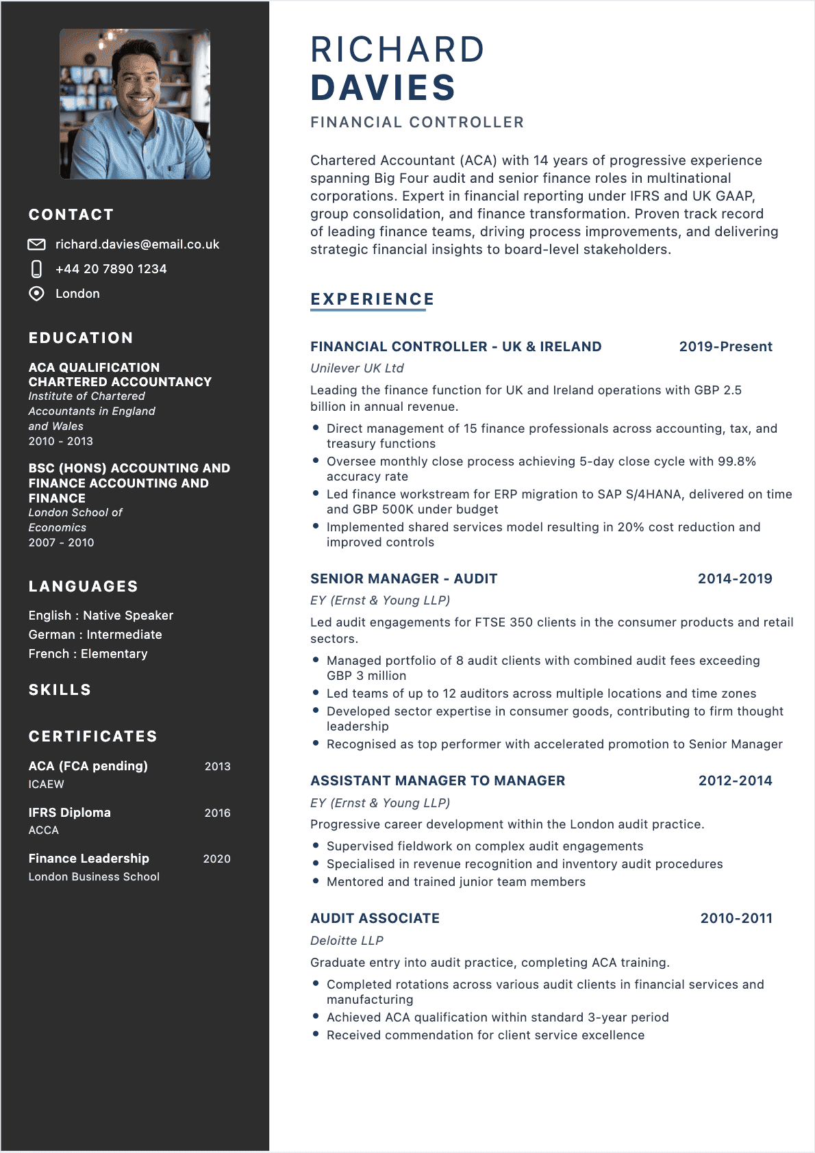 Accountant Senior - Accountant Resume