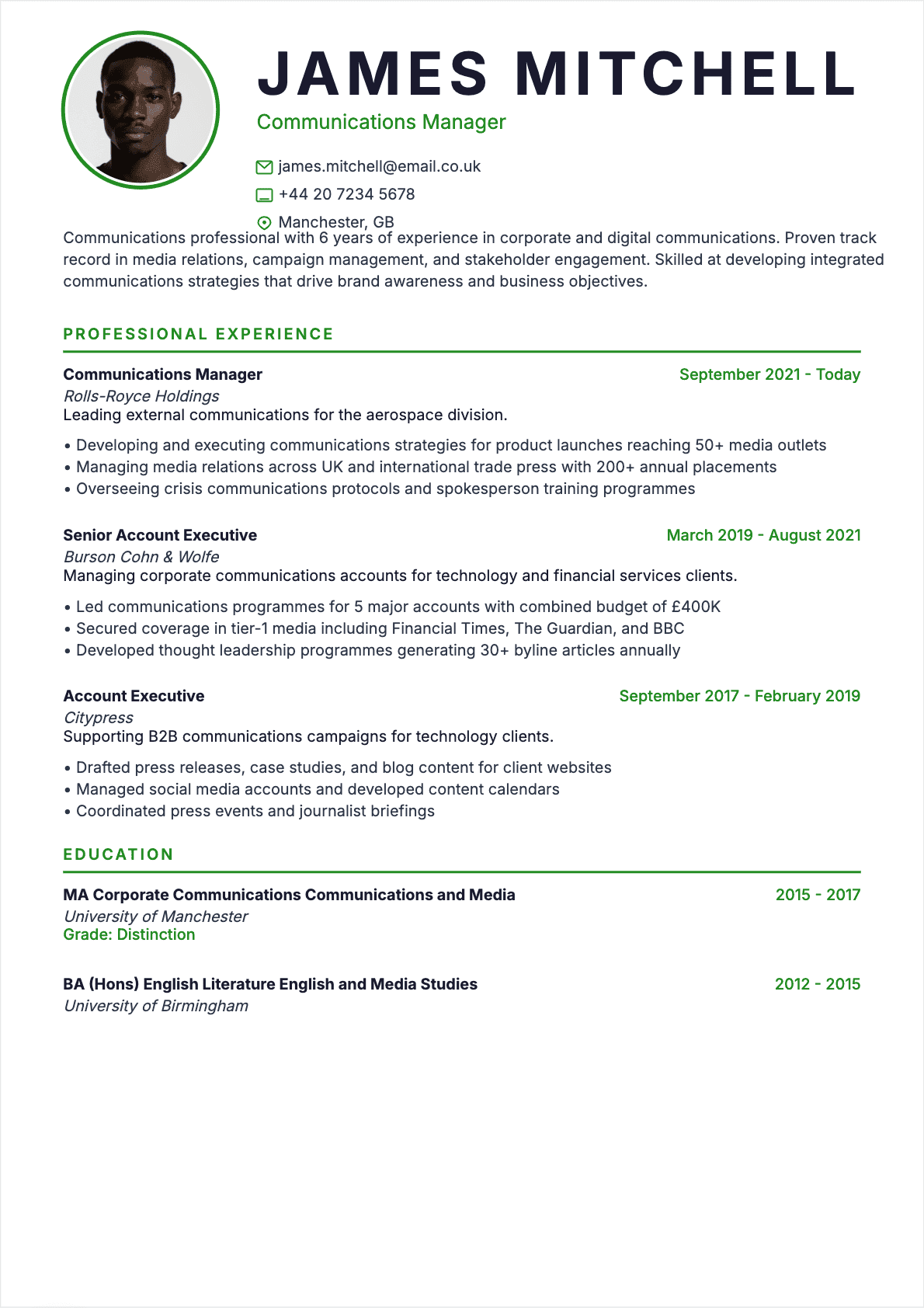 Resume Communications Specialist Confirmé - Communications Specialist Resume