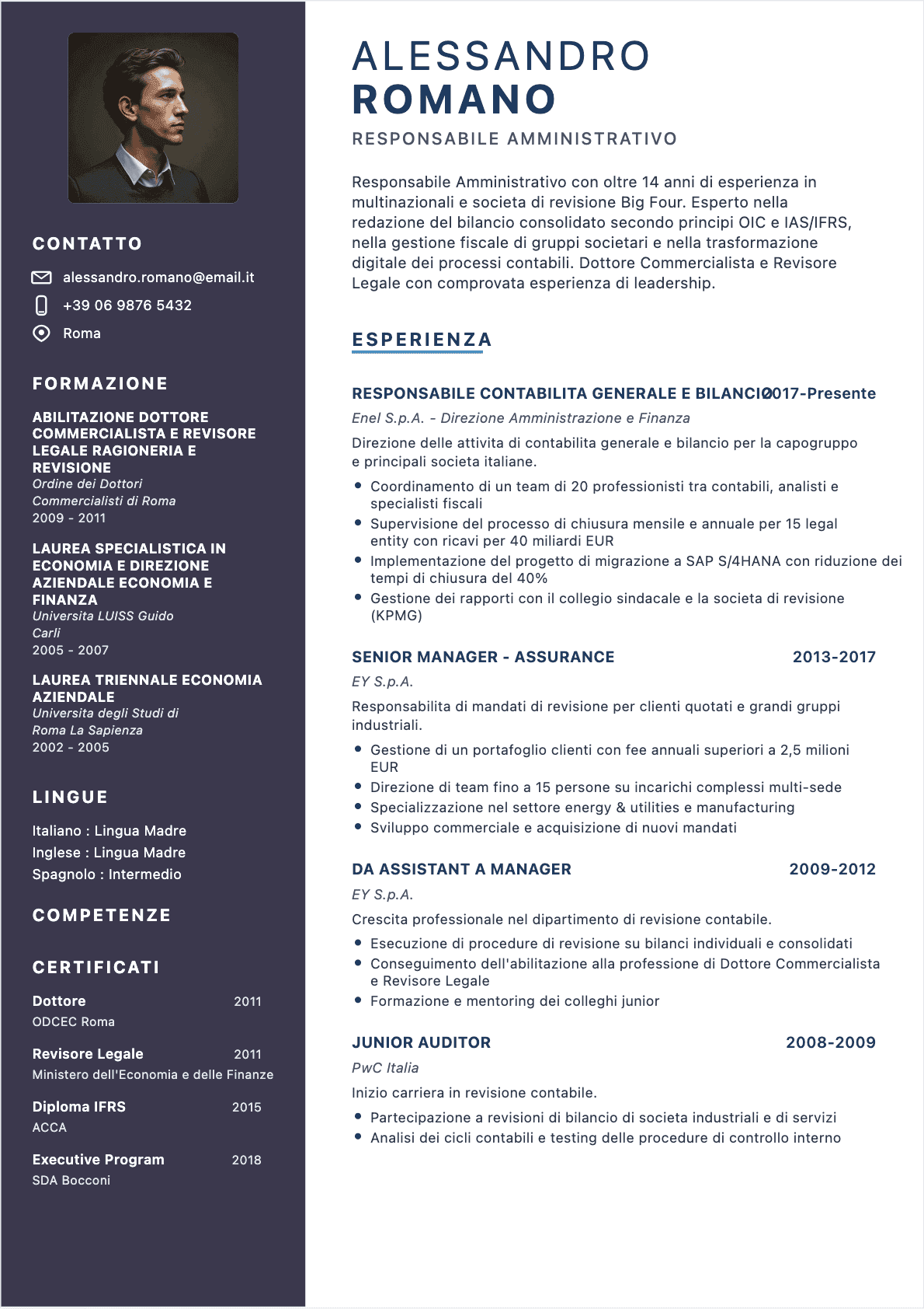 CV Contabile Senior - CV Contabile