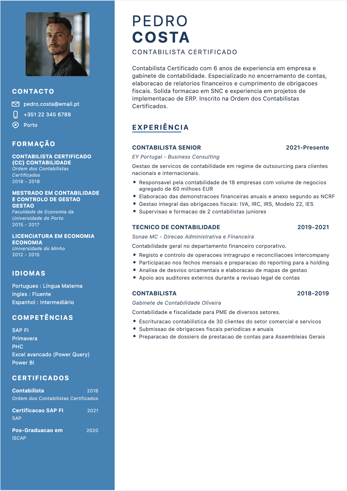 CV Contabilista Confirmé - CV Contabilista