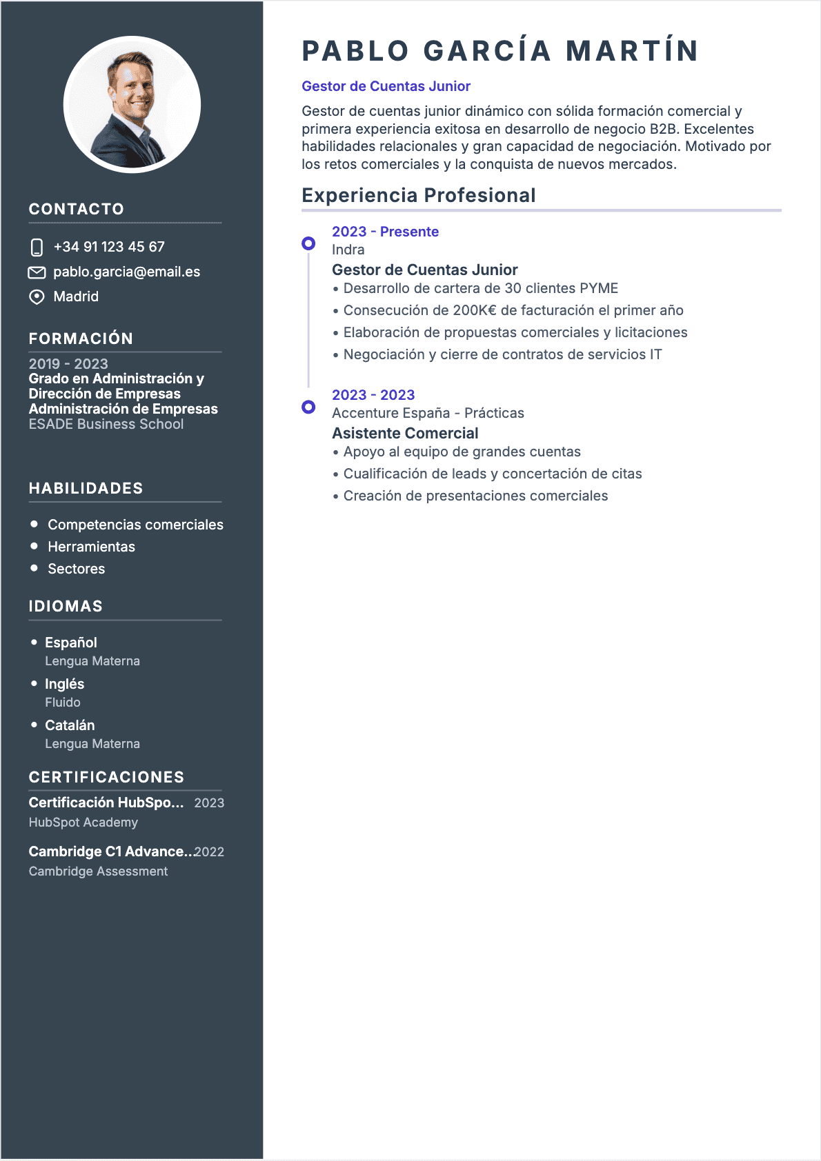 CV Business Developer Junior - CV Business Developer