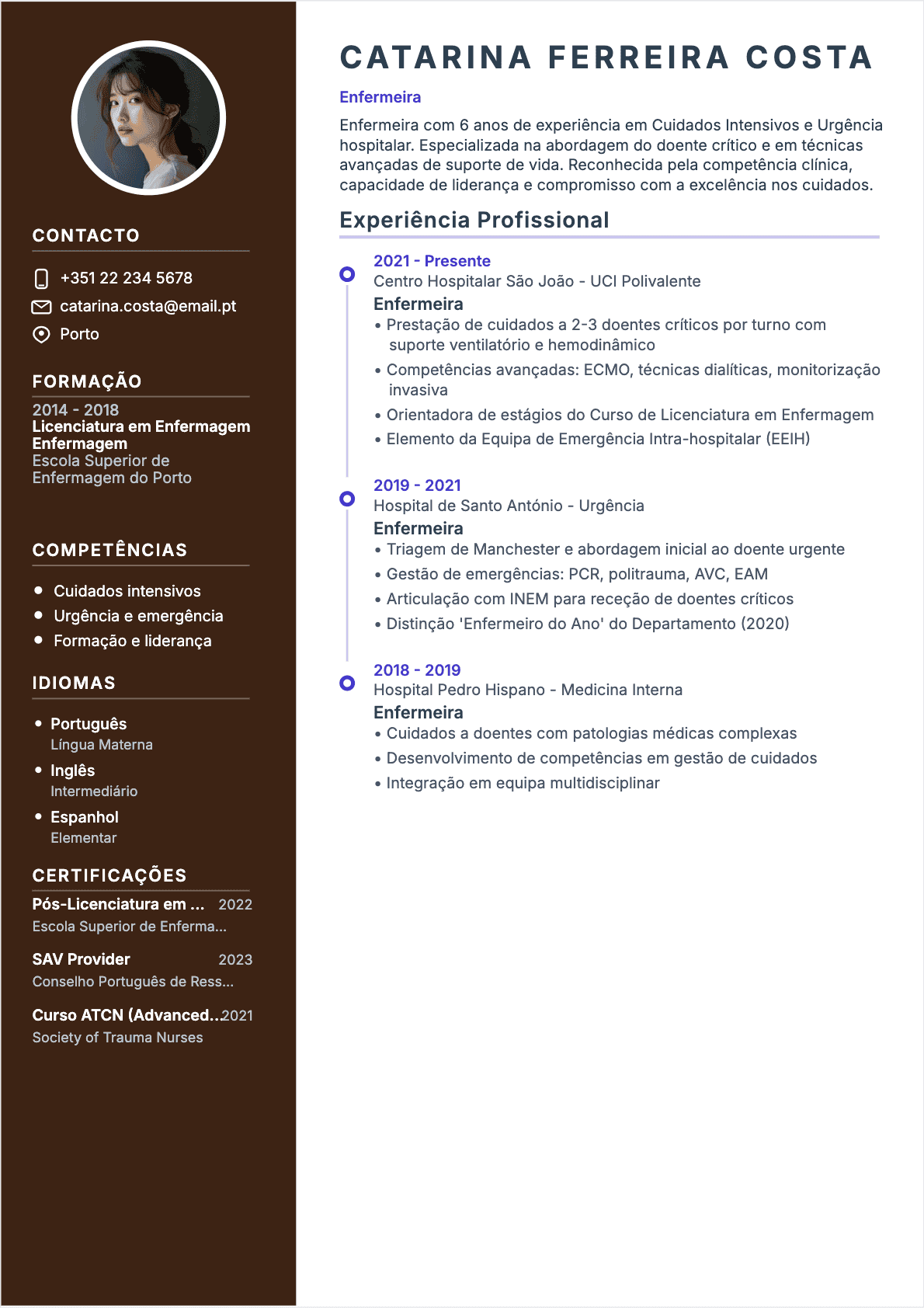CV Enfermeiro