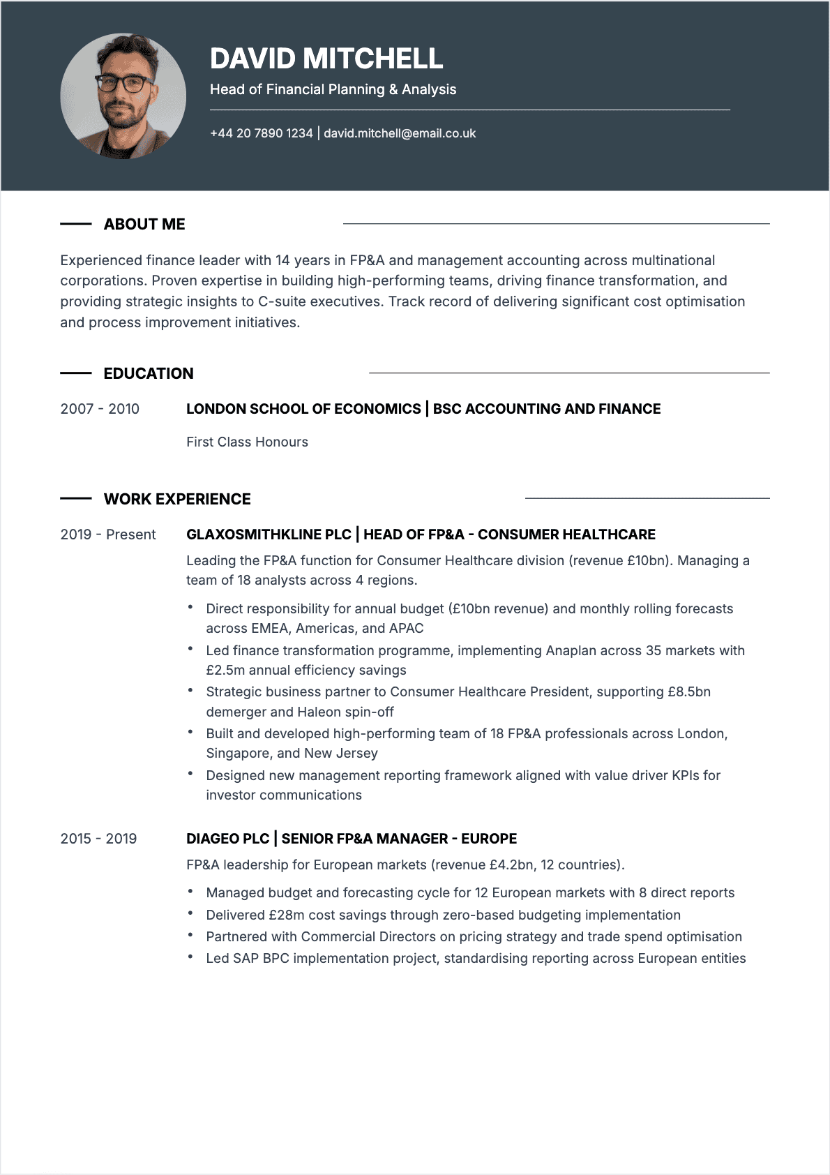 Resume Management Controller Senior - Management Controller Resume