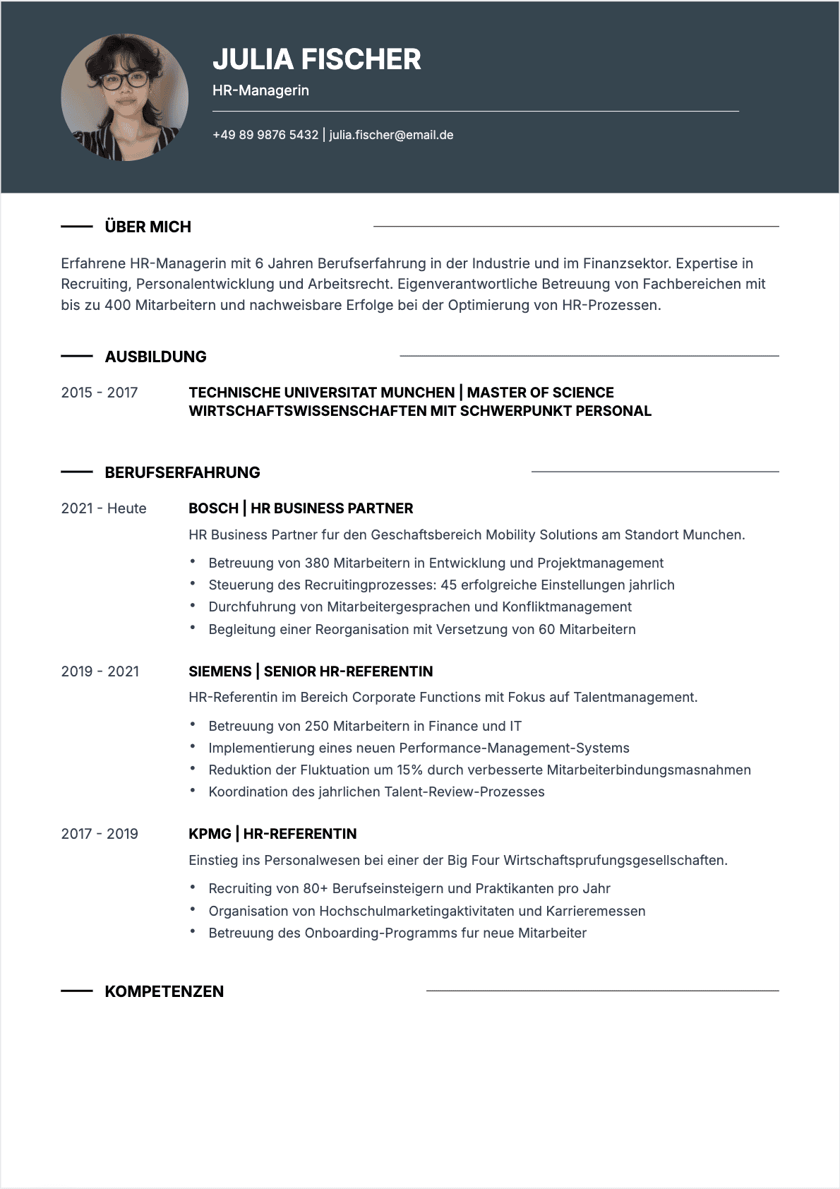 Hr Manager Confirmé - Hr Manager Lebenslauf