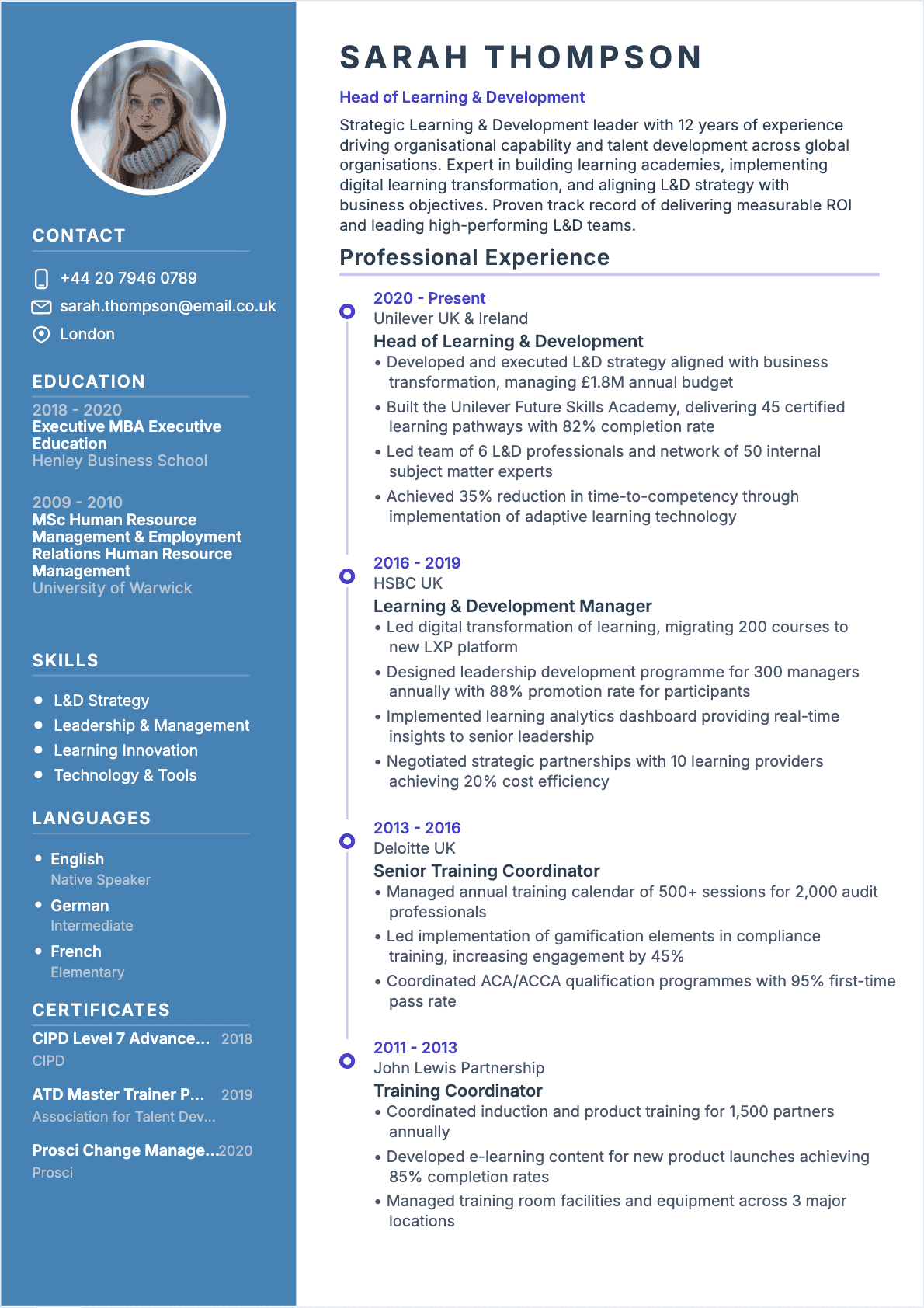 Training Coordinator Senior - Training Coordinator Resume