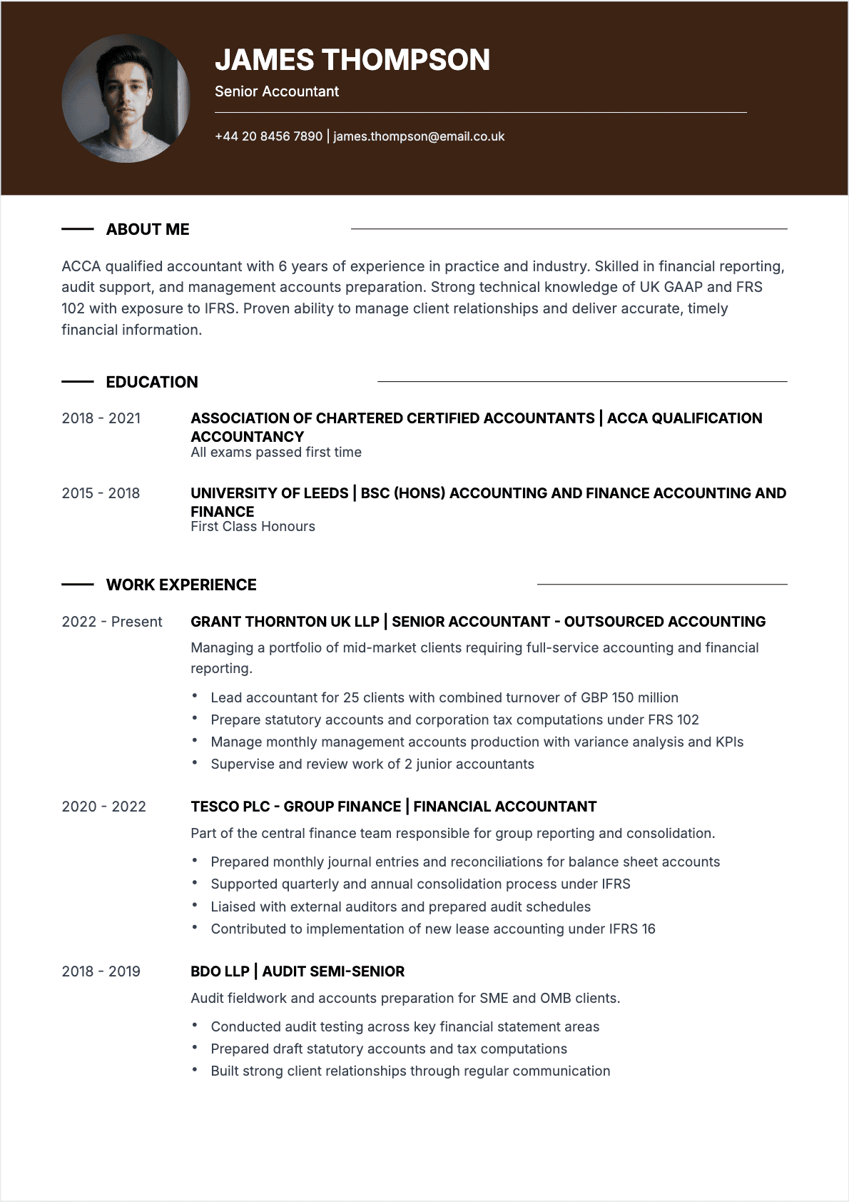 Accountant Resume - Confirmé Resume Accountant Confirmé - Accountant Resume