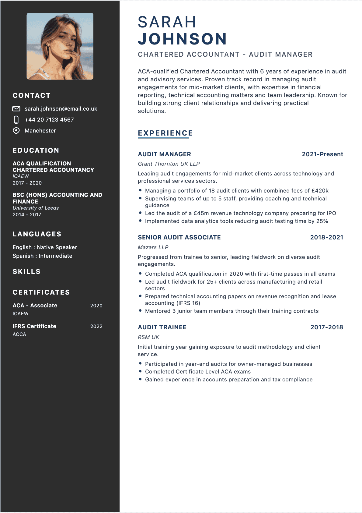 CV Certified Public Accountant