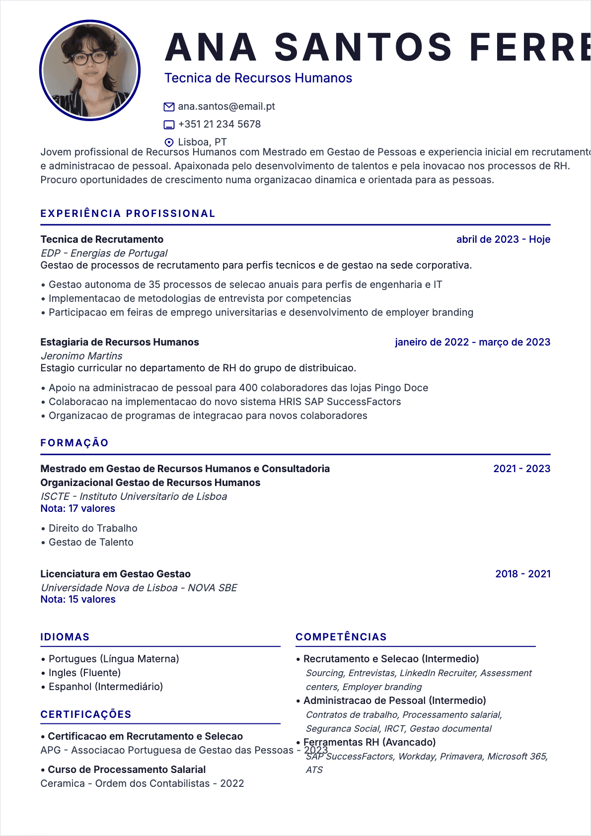 CV Diretor RH - Junior CV Diretor RH Junior - CV Diretor RH